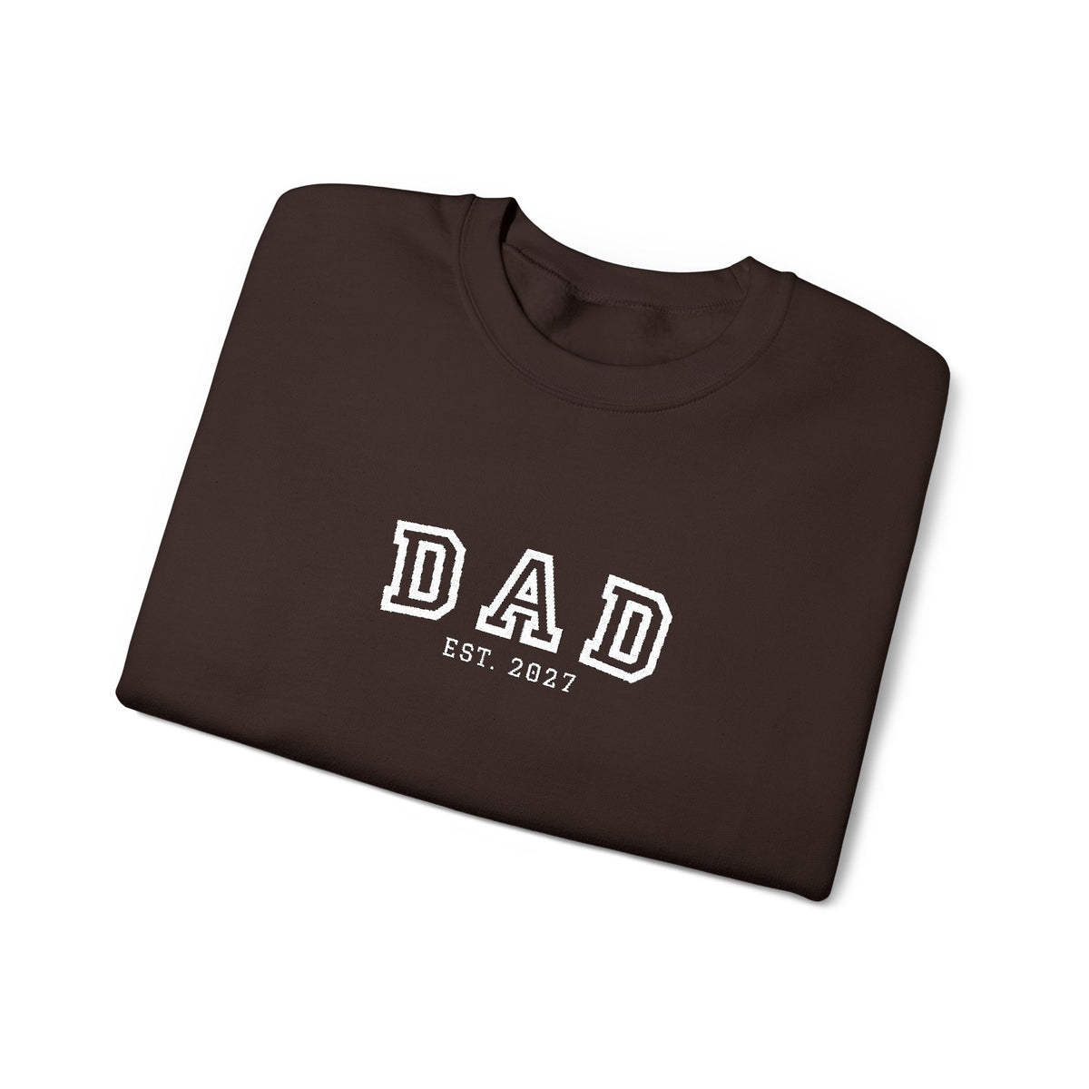 Embroidered Dad 2027 Crewneck Sweatshirt