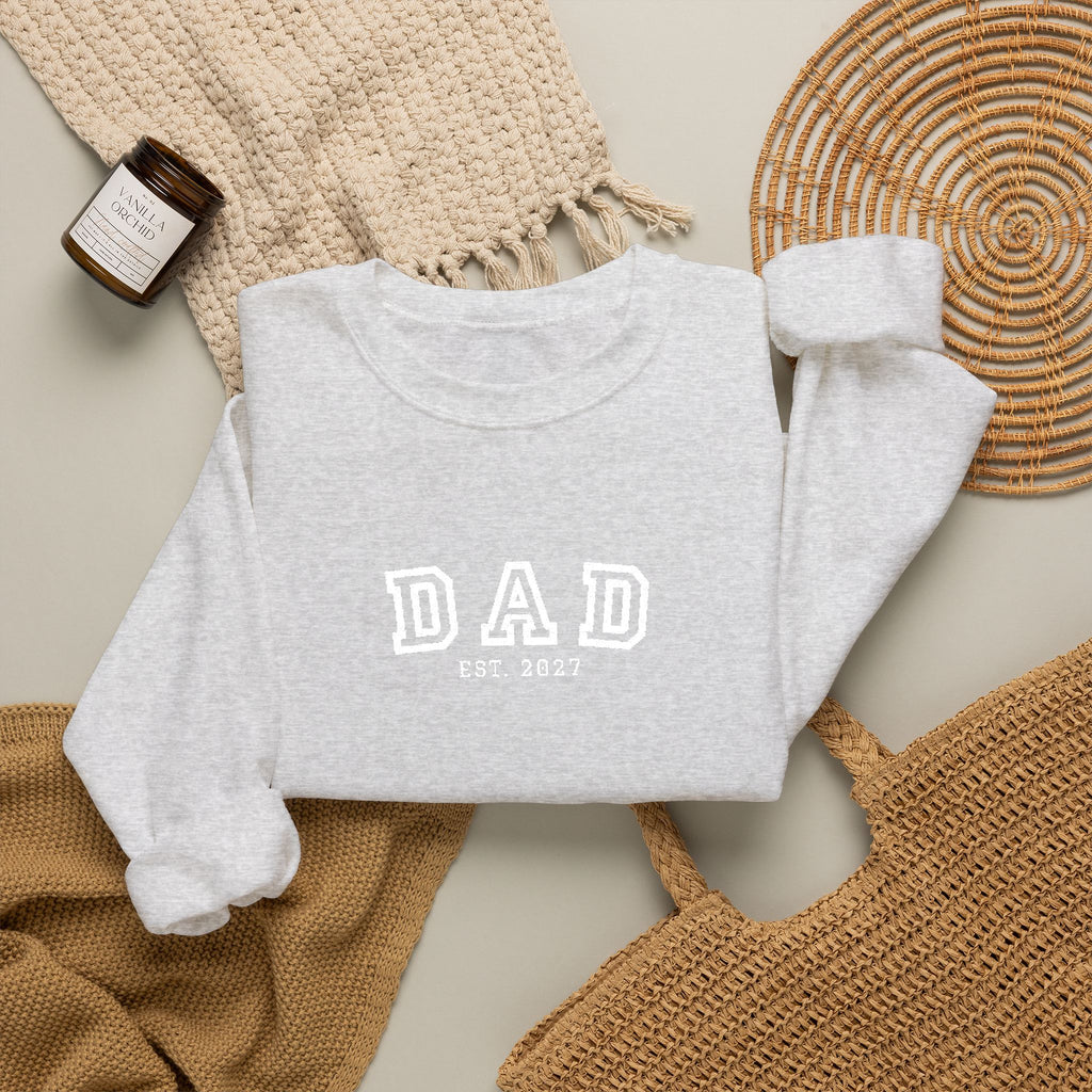 Embroidered Dad 2027 Crewneck Sweatshirt