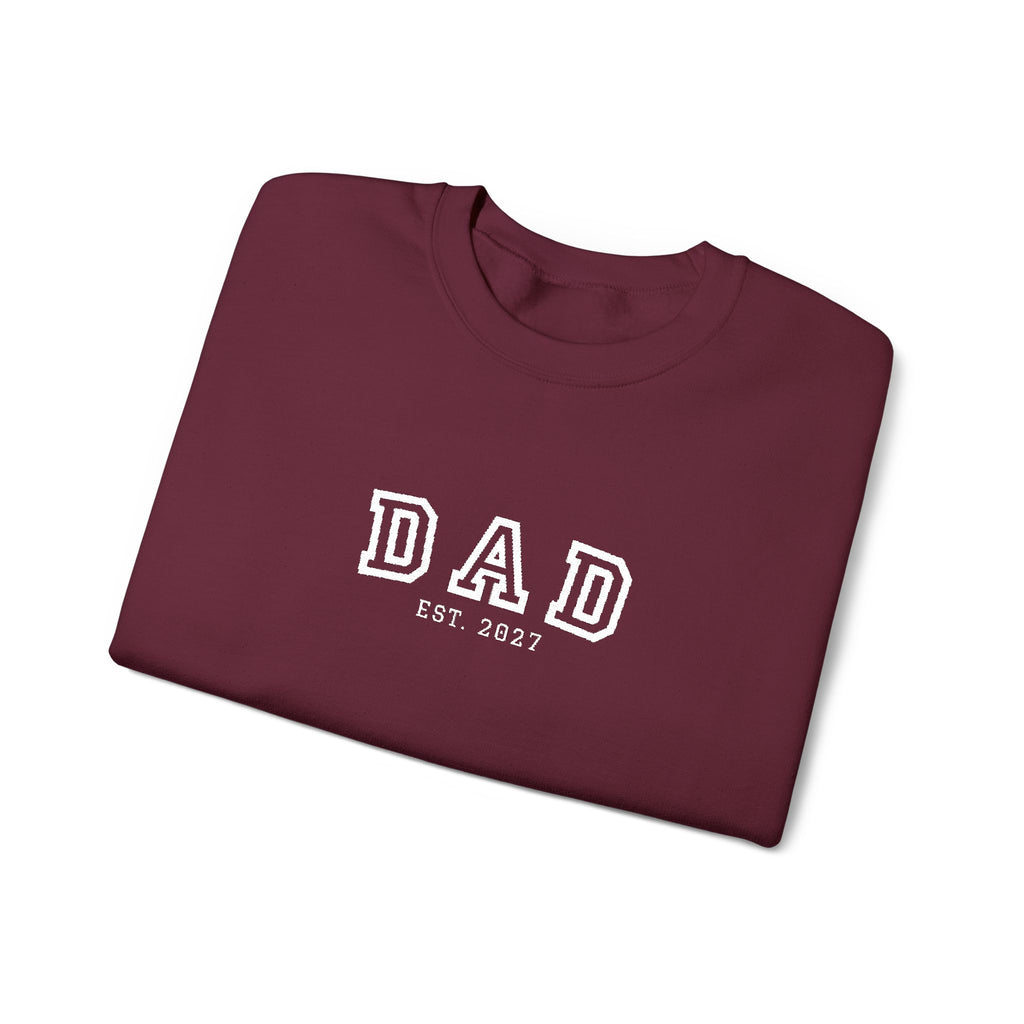 Embroidered Dad 2027 Crewneck Sweatshirt