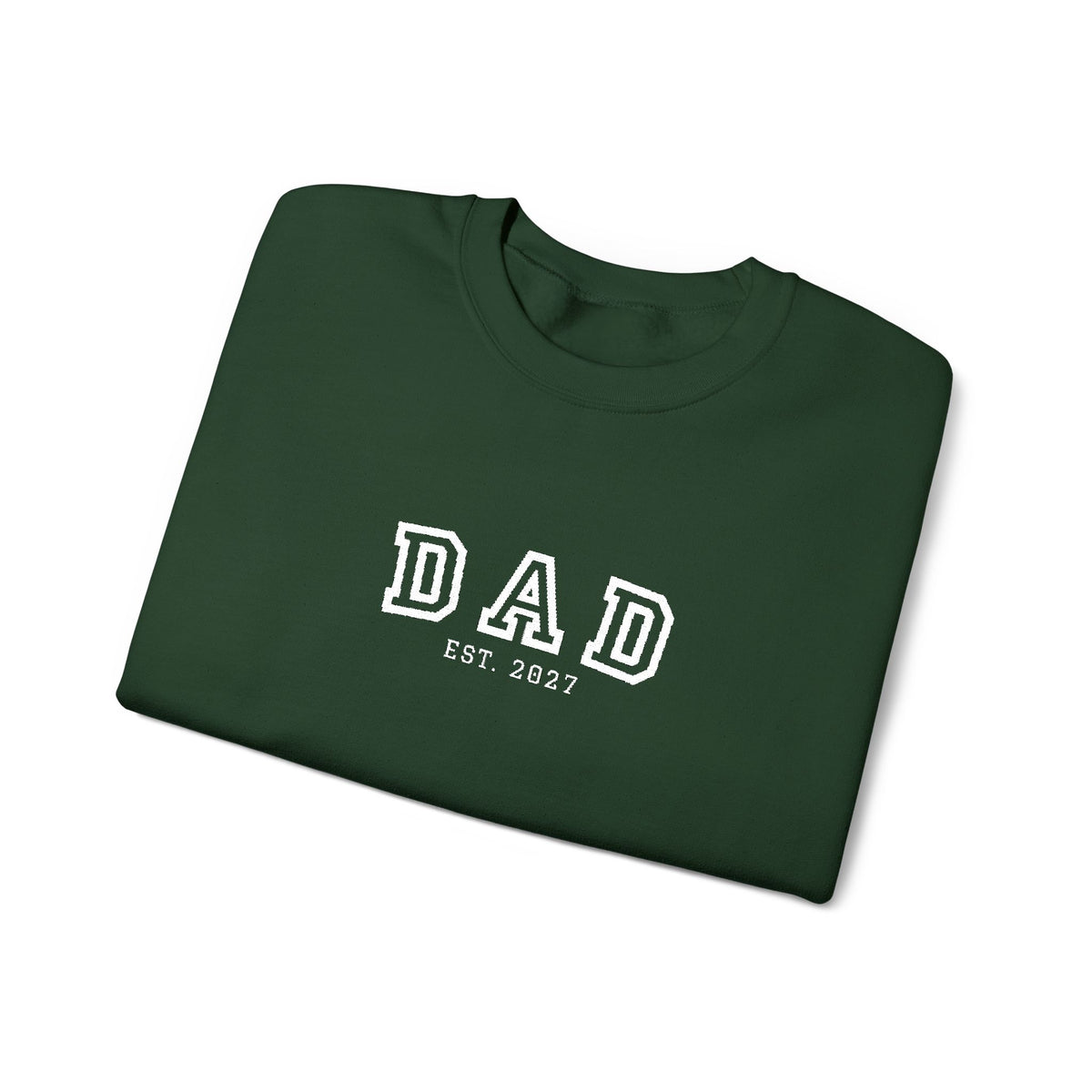 Embroidered Dad 2027 Crewneck Sweatshirt