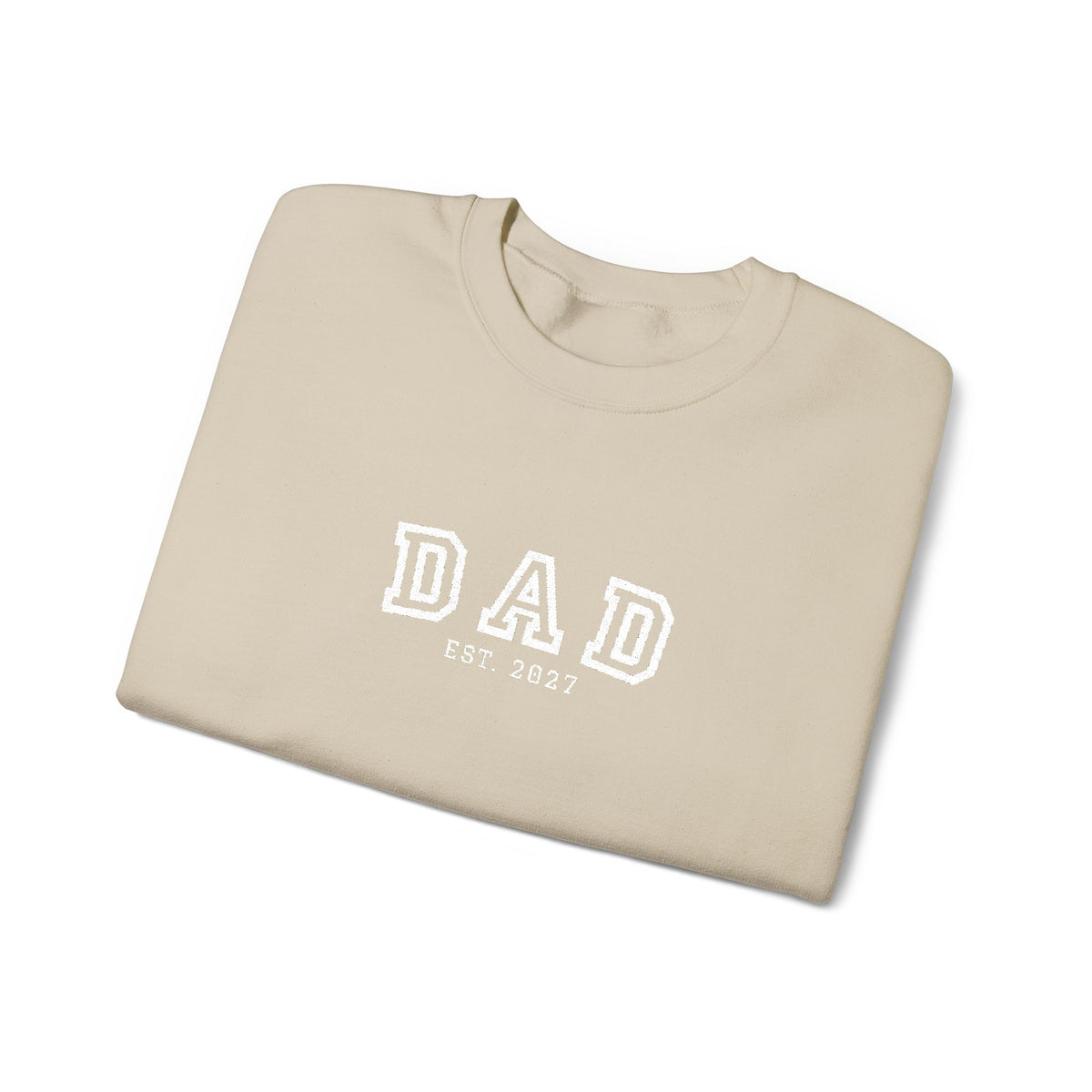 Embroidered Dad 2027 Crewneck Sweatshirt