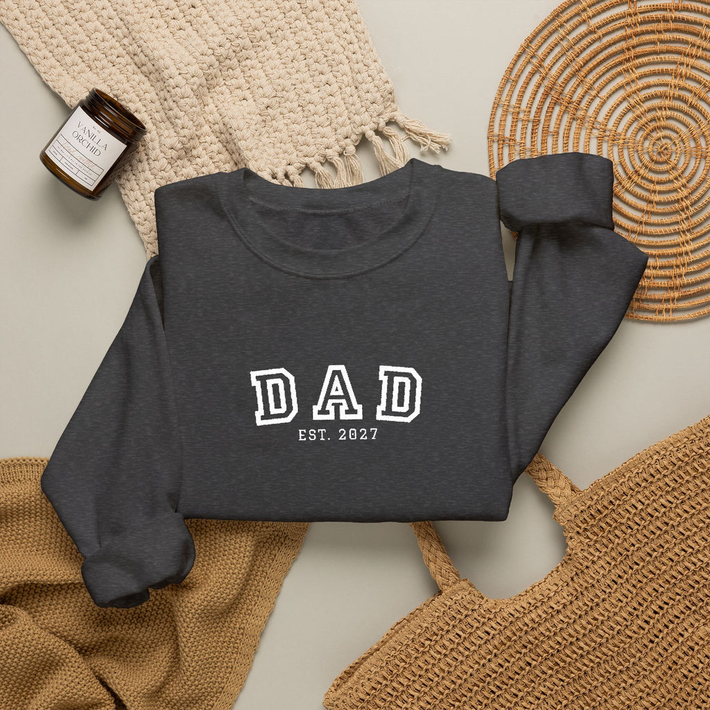 Embroidered Dad 2027 Crewneck Sweatshirt