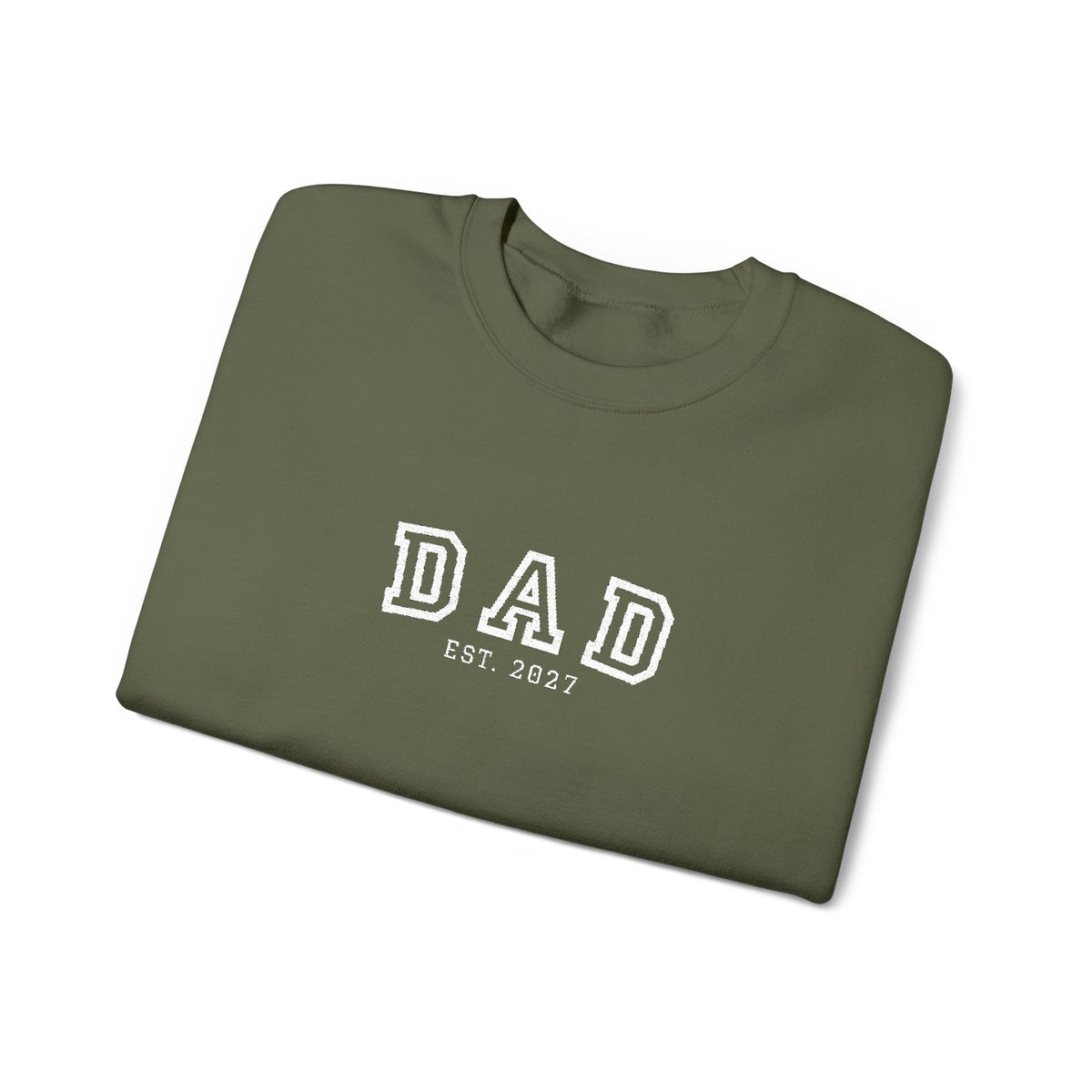 Embroidered Dad 2027 Crewneck Sweatshirt