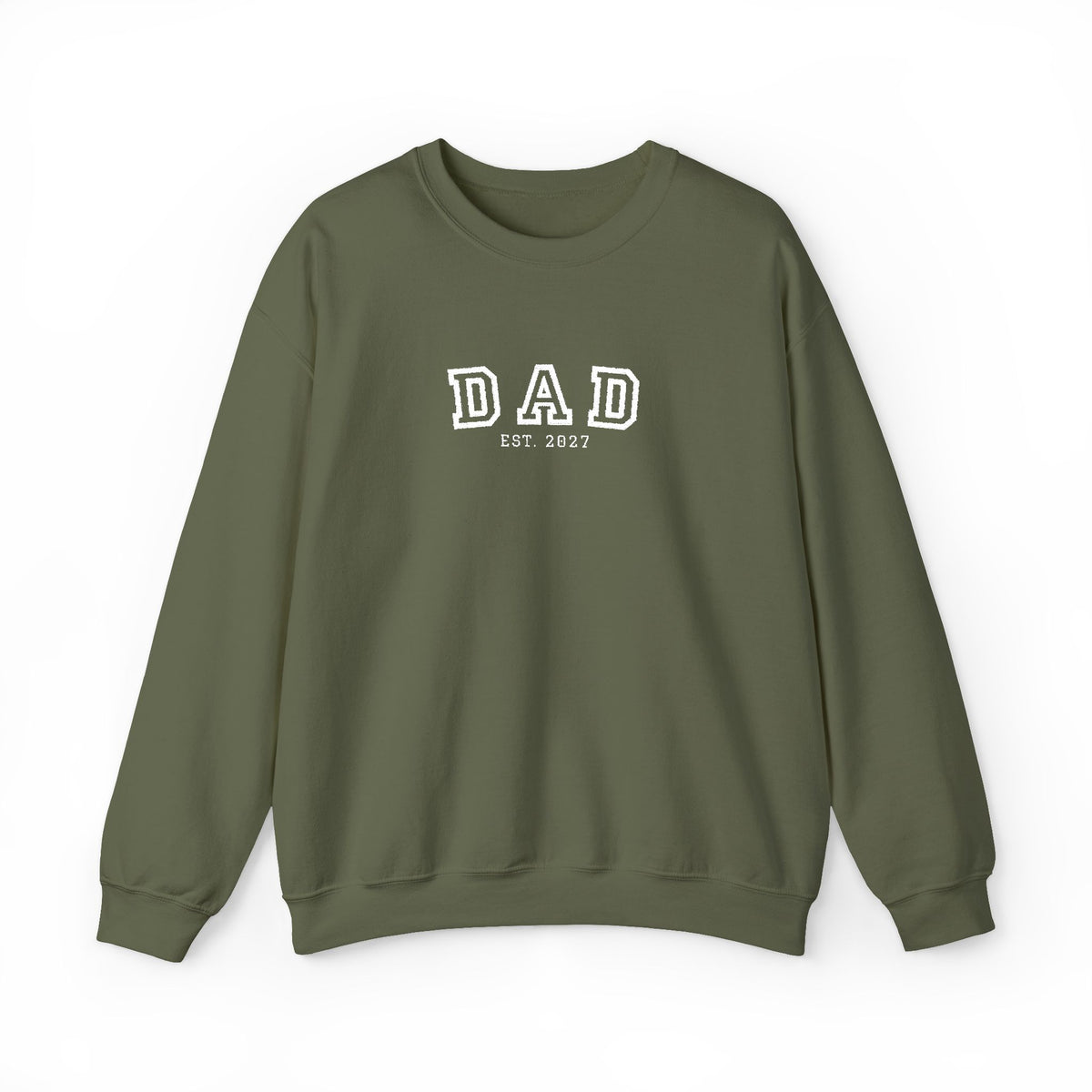 Embroidered Dad 2027 Crewneck Sweatshirt