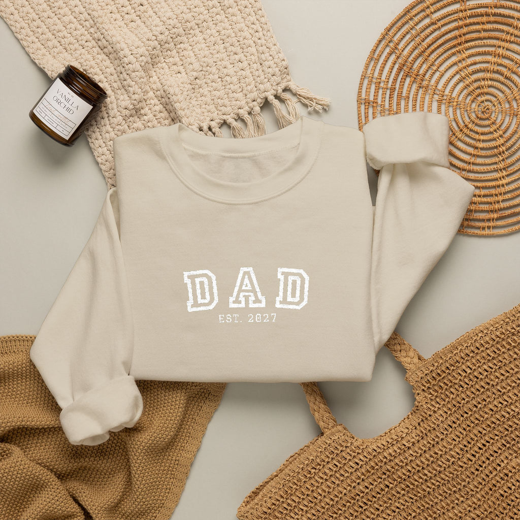 Embroidered Dad 2027 Crewneck Sweatshirt