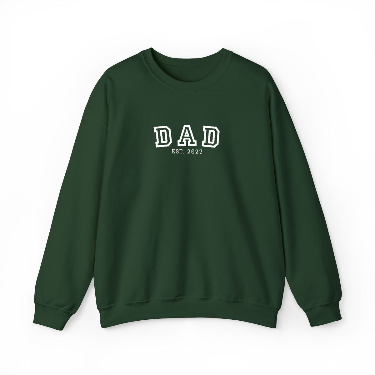 Embroidered Dad 2027 Crewneck Sweatshirt