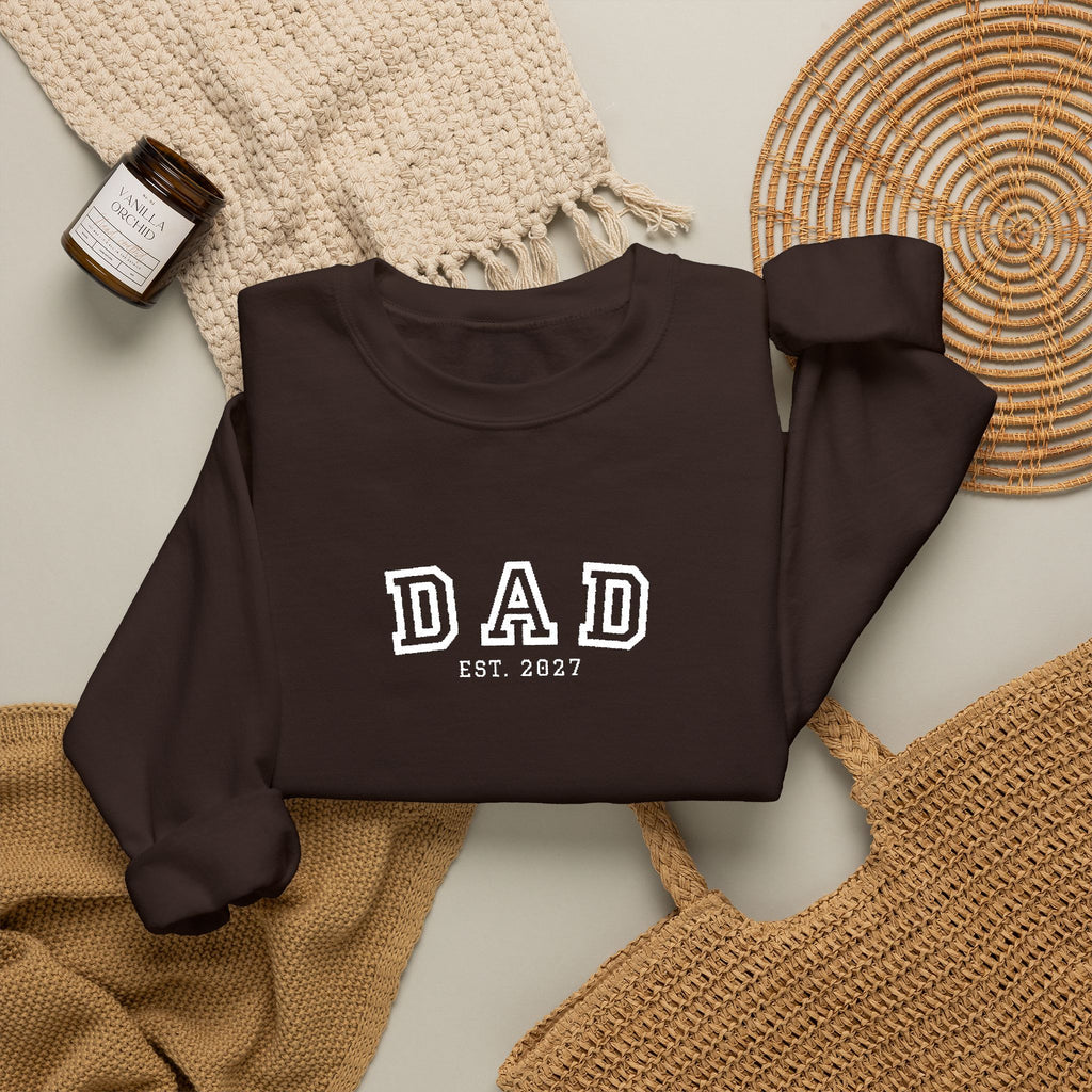 Embroidered Dad 2027 Crewneck Sweatshirt